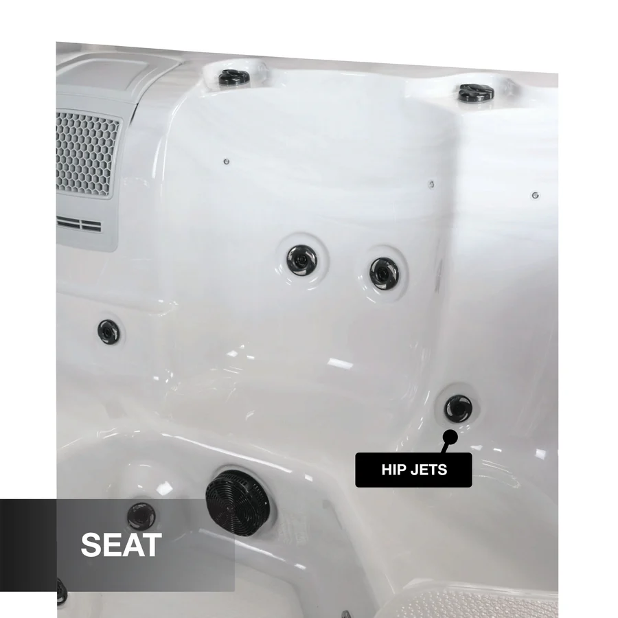 Erie SE seat with hip jets