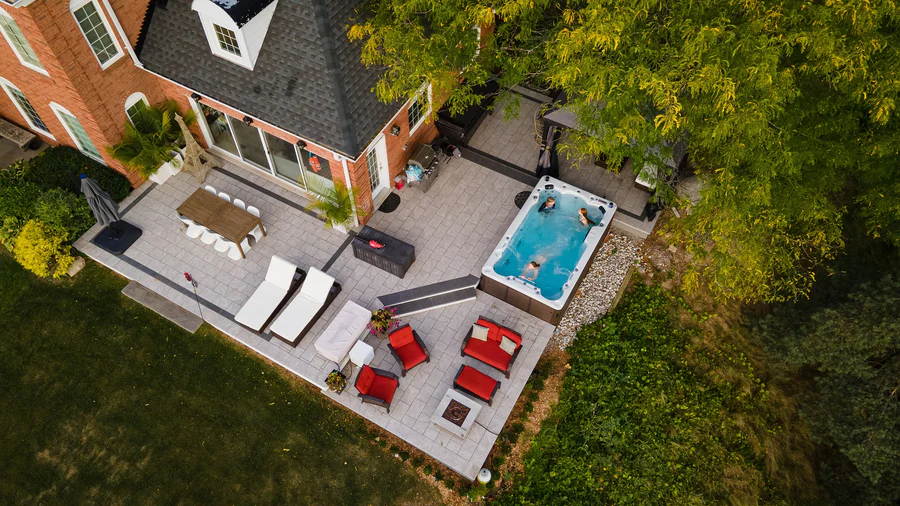 Great Lake Spa St-Lawrence 13ft swim spa view 12