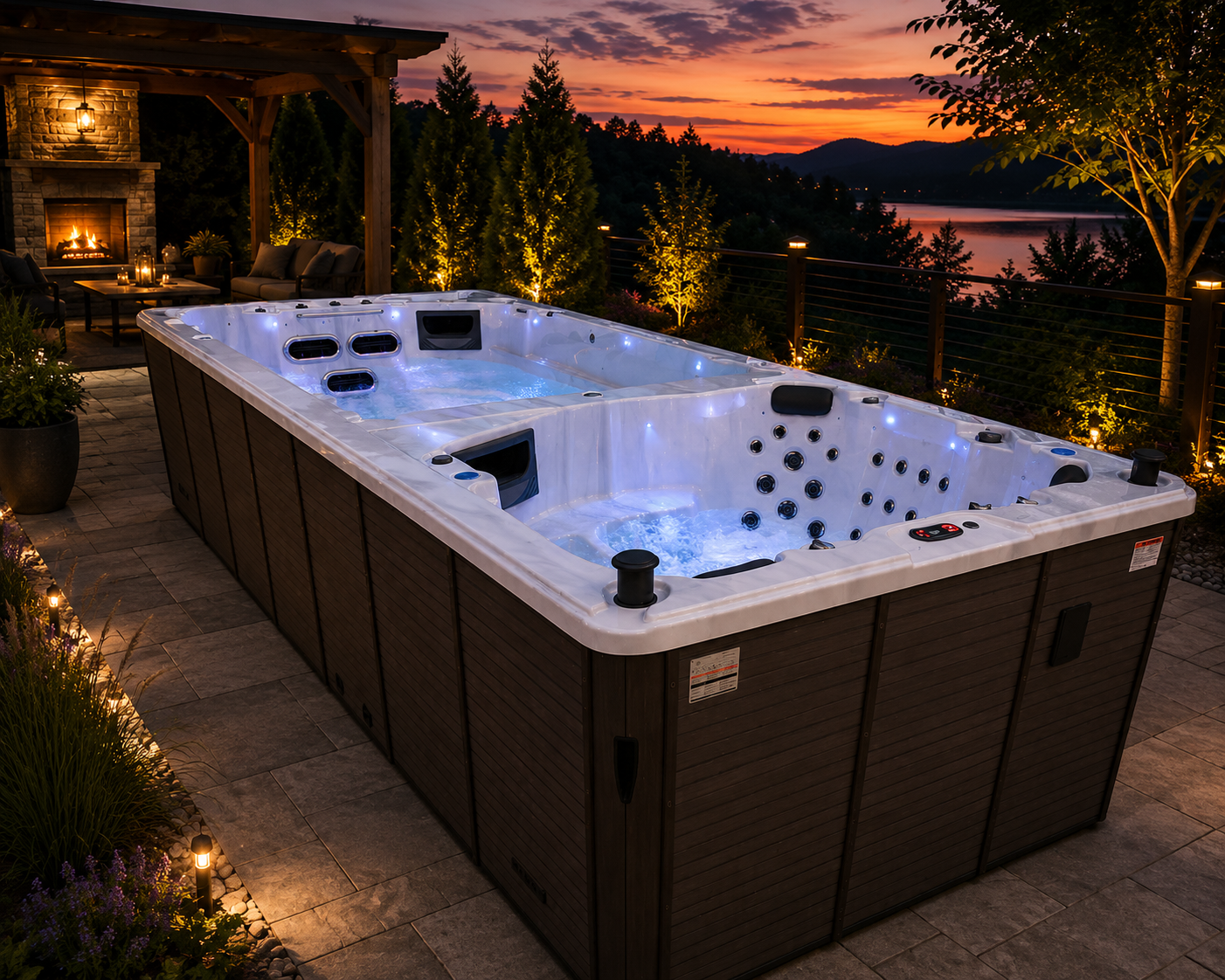 Great Lake Spa St-Lawrence 20ft swim spa view 3